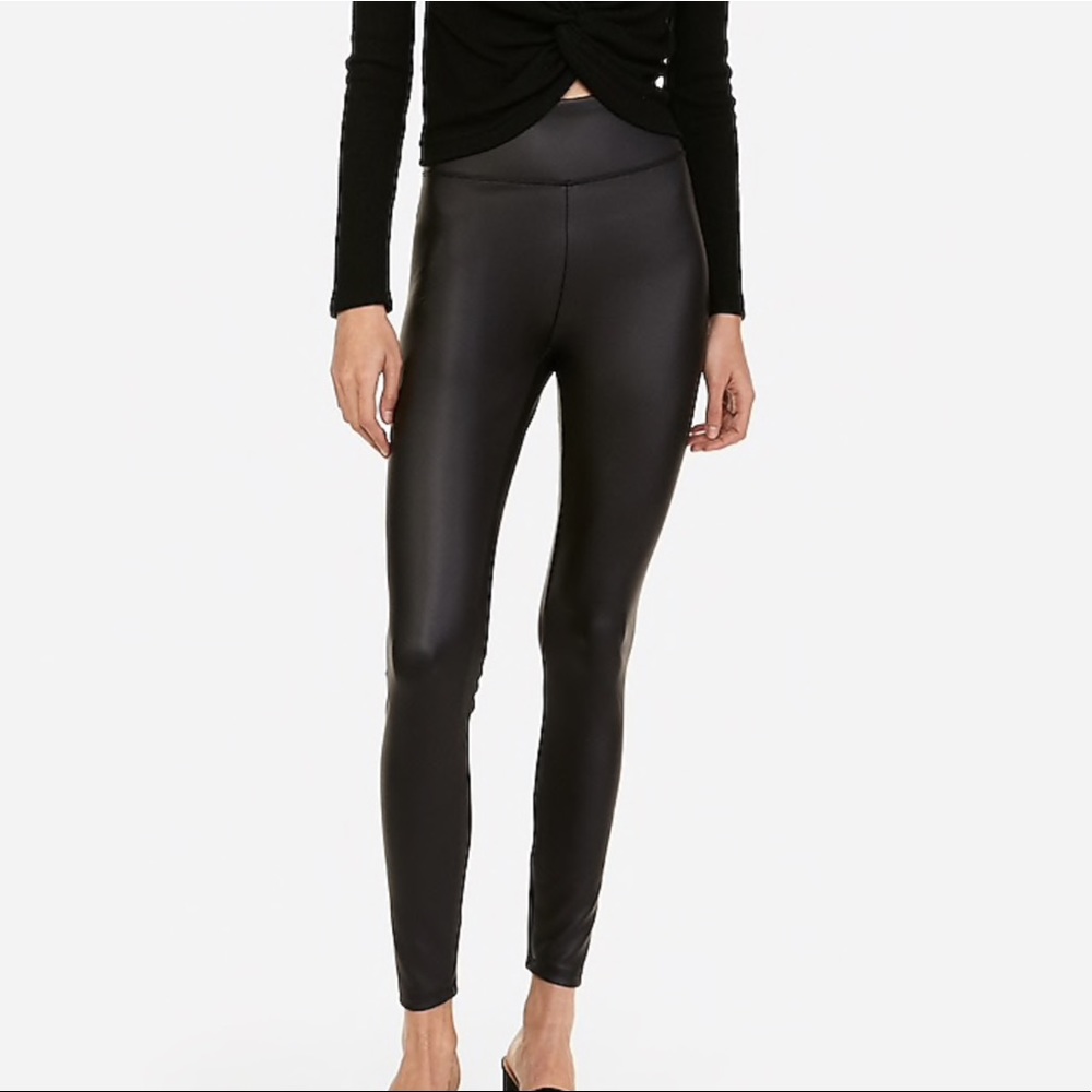 Sexy Faux Black Pants